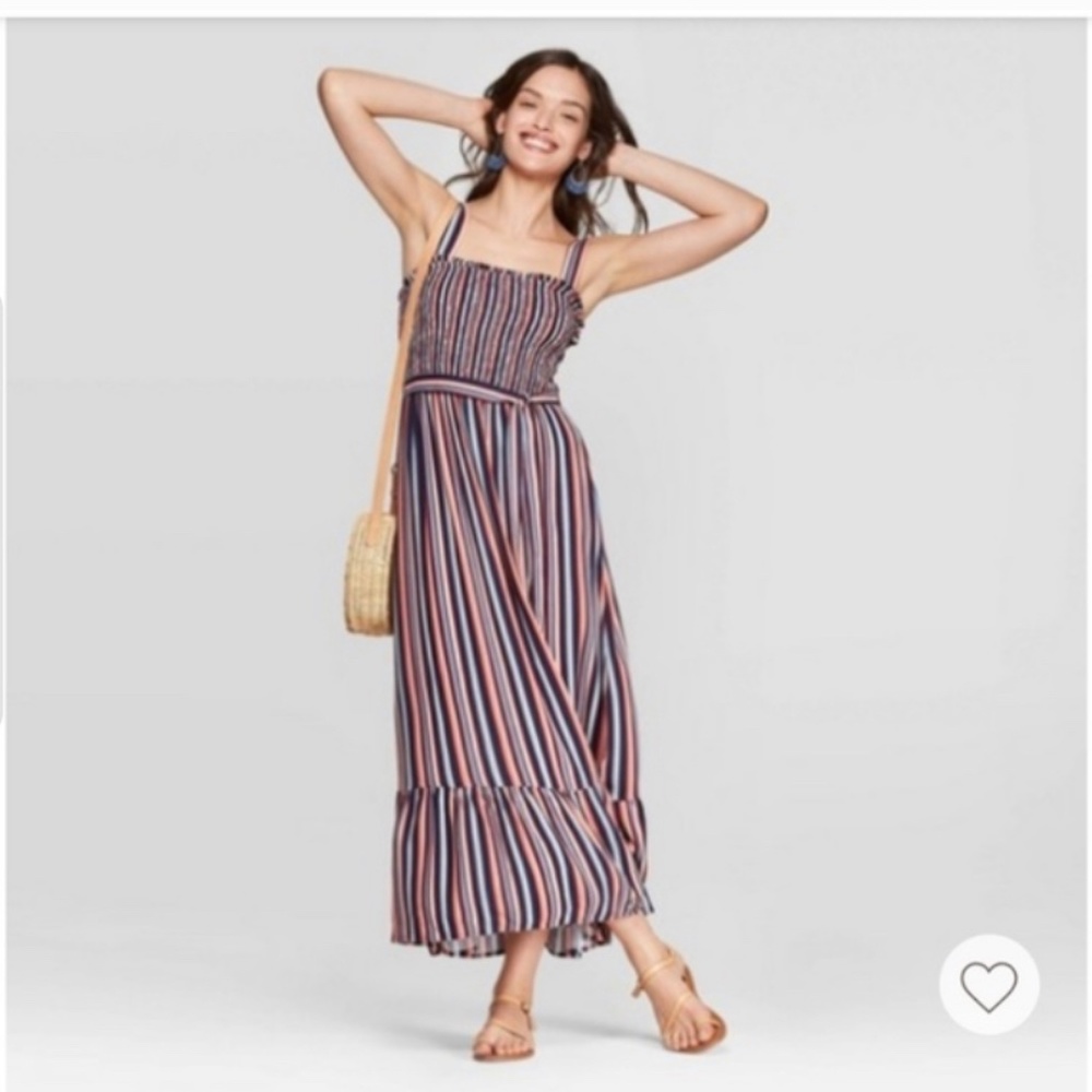 Never Worn Universal Thread Striped Maxi Dress Small